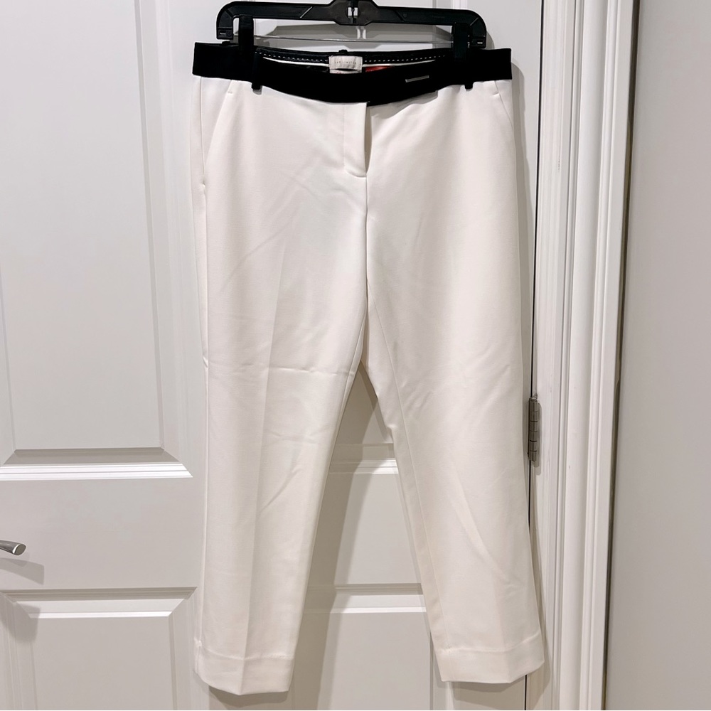 NWT Scandal collection cream handler pant Sz. 10
